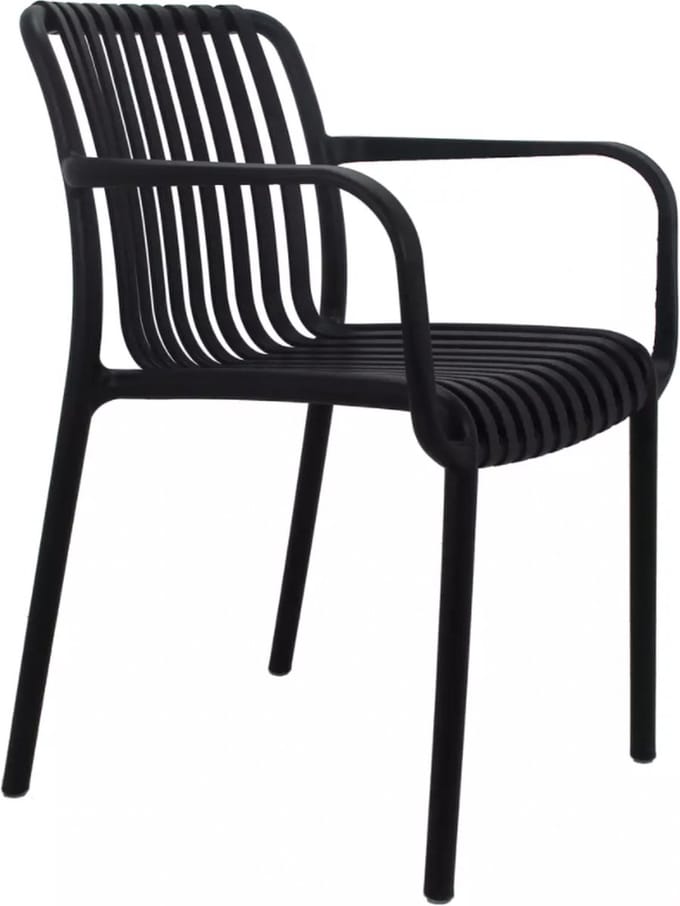 Tuinstoel Vita Porto Zwart B-03 stapelbaar