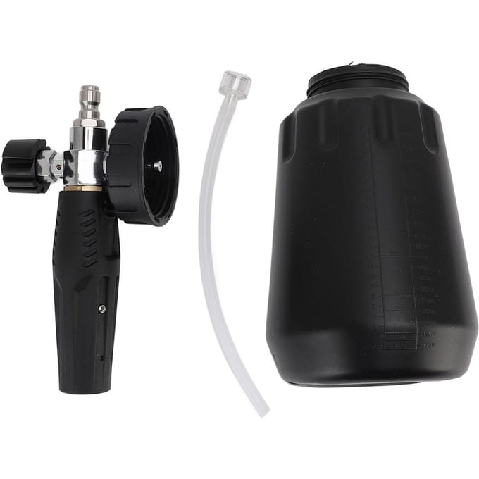 Hogedrukreiniger Schuimkanon 1000ML Multifunctioneel Draagbaar Efficiënt Gebruik Schuimspuit voor Tuin black