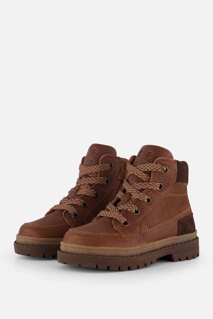 Muyters Veterboots bruin Leer - Maat 27 - Kinderschoenen