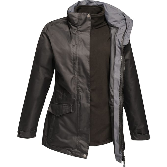 Regatta - Dames Benson III 3-In-1 Jas (Zwart)