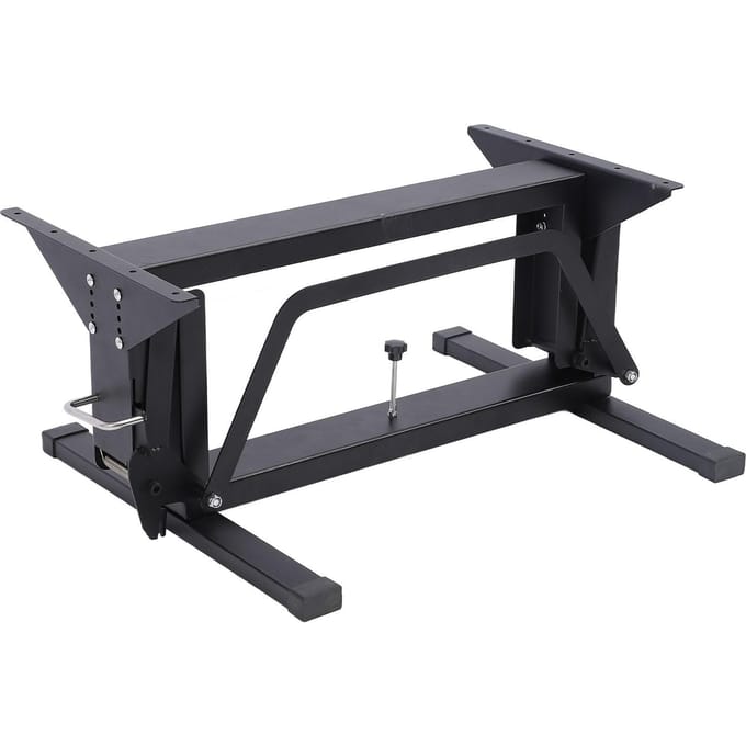 Staand Bureau Frame 27 tot 63CM Verstelbare Hoogte 573lbs Draagvermogen Multifunctioneel Opvouwbaar Hefbaar Bureau Frame voor Camper black
