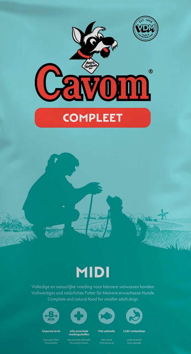 Cavom Compleet Midi - geperste brokken - 2 kg