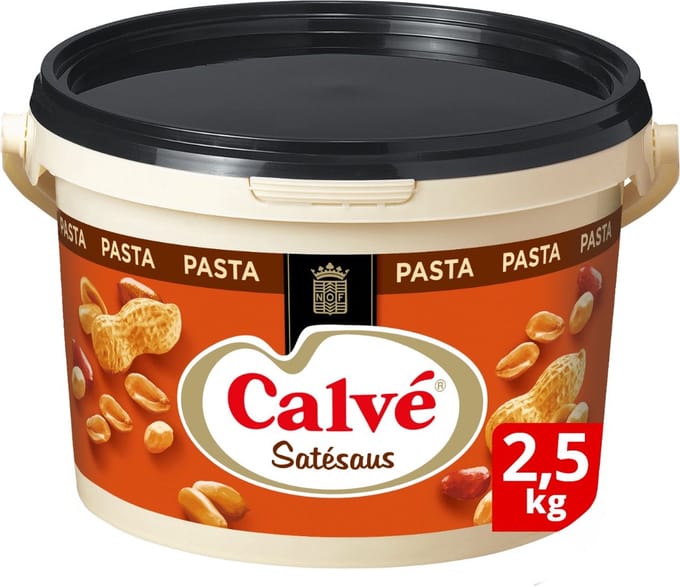 Calvé Satésaus pasta 2,5 kg