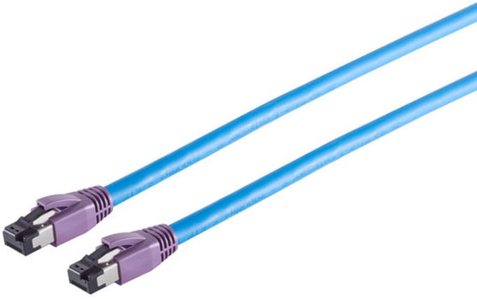 Premium S/FTP CAT8.1 40 Gigabit netwerkkabel / blauw - LSZH - 20 meter
