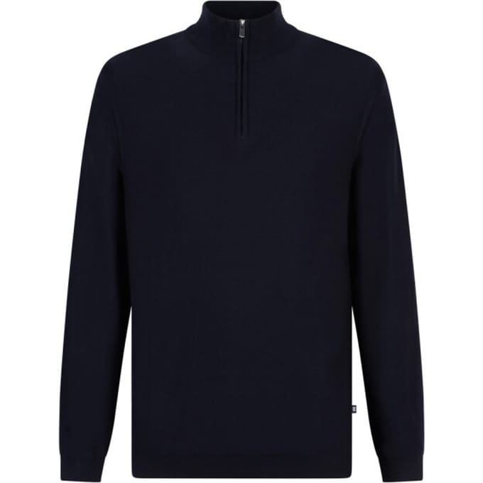 PRESLY & SUN Scott zip knitted pullover