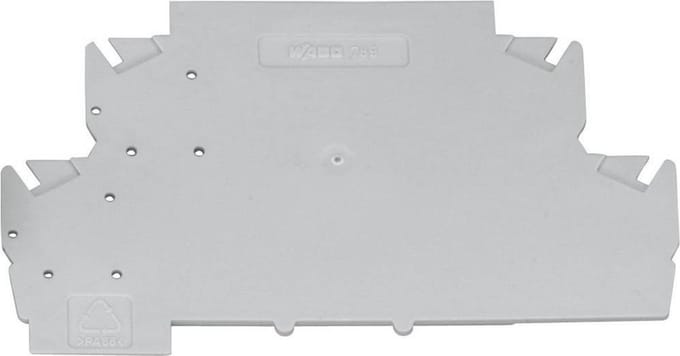 WAGO 789-905 DIN-rail-behuizing 90 x 17.5 x 55 Polyamide 6.6 Grijs 1 set(s)