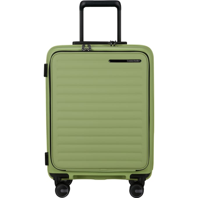Samsonite Koffer - Restackd spinner (4 wielen) 55/20 easy access handbagage - uitbreidbaar - Wasabi - 48 l - 3.1 kg