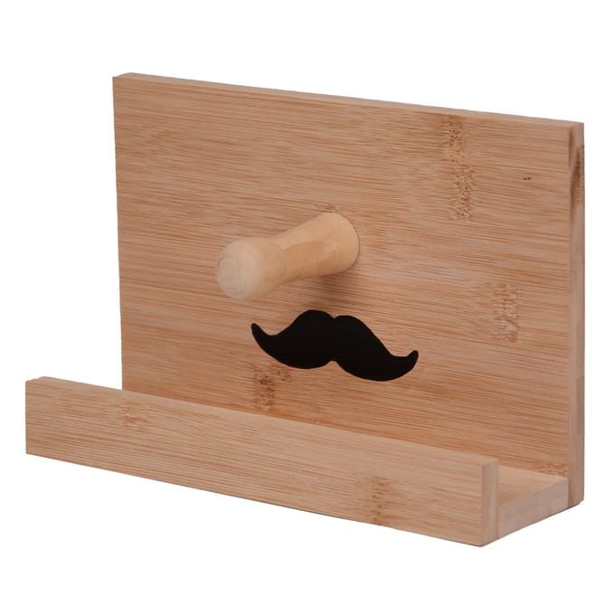 UNUS® Brillenstandaard brillenhouder bamboe hout snor