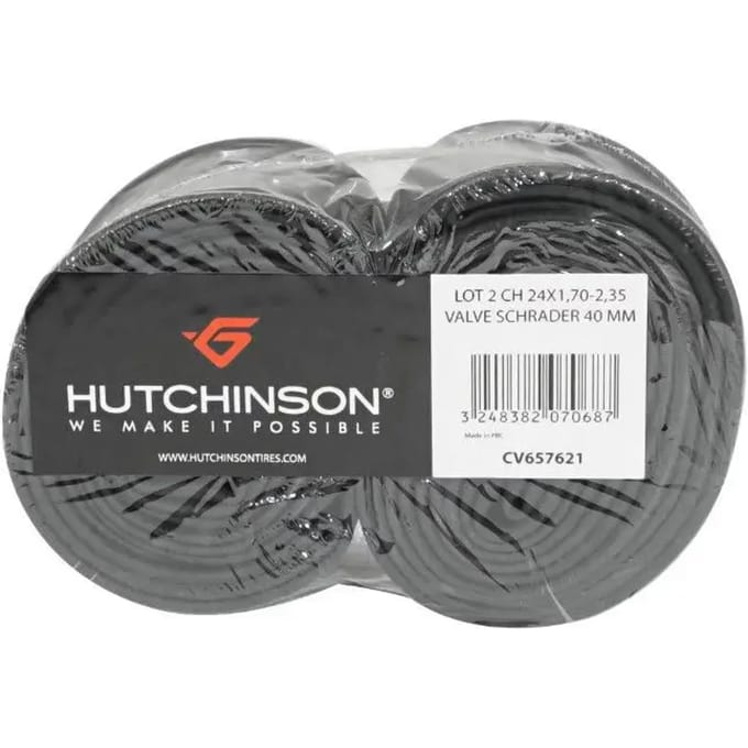 Standaard ventiel binnenband Hutchinson 40 mm (x2)