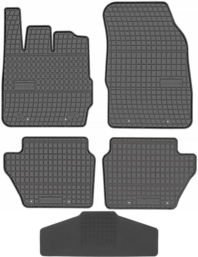 Max-Dywanik Prismat Serie - Rubber Automatten - Ford Fiesta VII - 2011-2017 - Zwart