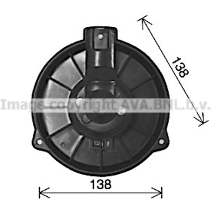 Elektromotor, interieurventilator AVA COOLING HD8318