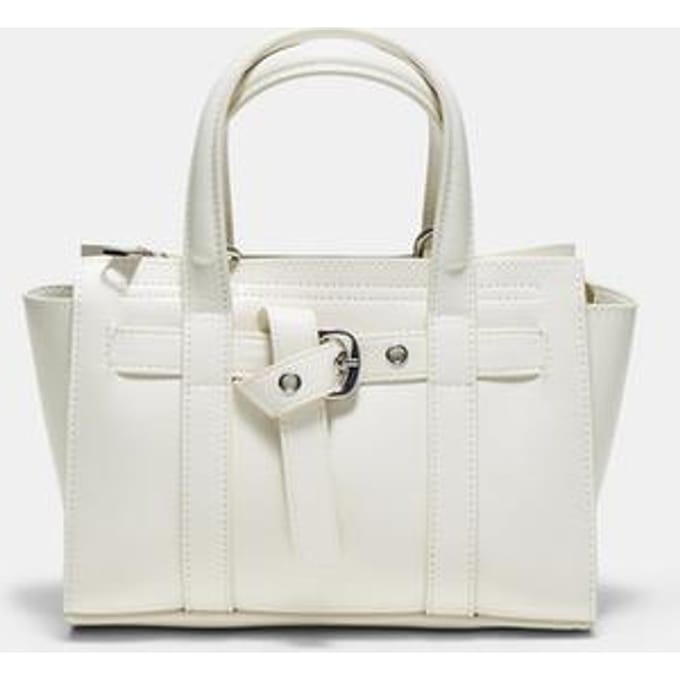Stradivarius Mini totebag met gesp  Ecru OS