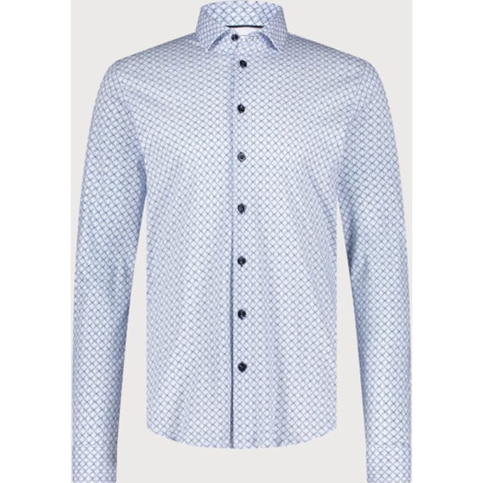 Blue Industry Het geometrische print overhemd |