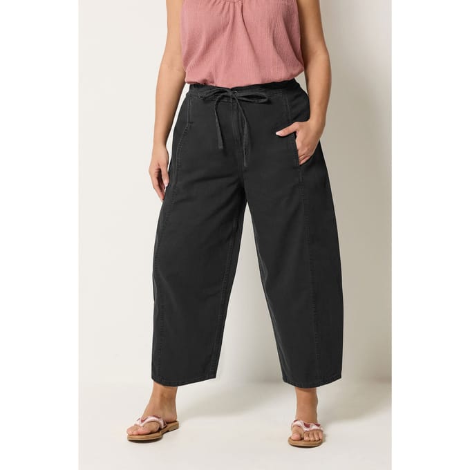 Yours Blauwe Cropped Barrel Jeans Size 54-56
