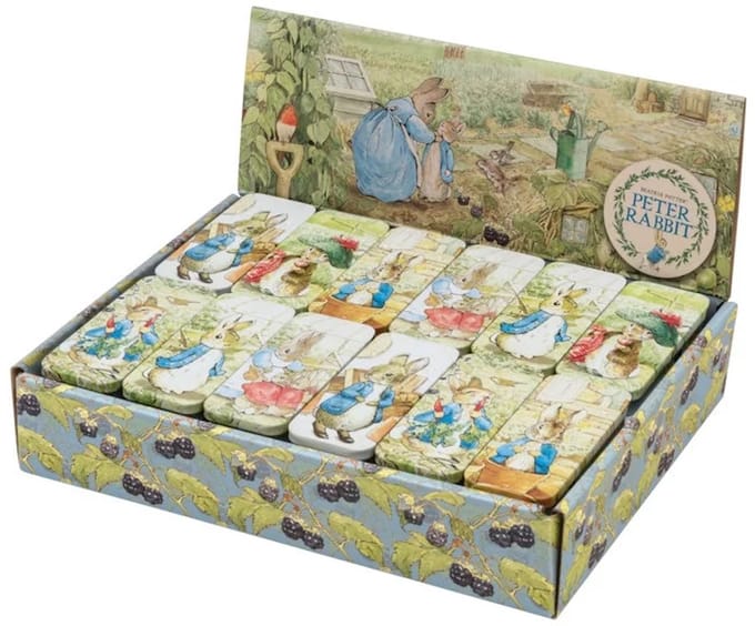 Pillendoosje Peter Rabbit 3.4x8x1.2cm