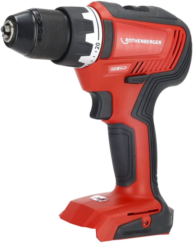 Rothenberger RO DD55 1000004712 Accu-schroefboormachine 18 V Zonder accu, Zonder lader