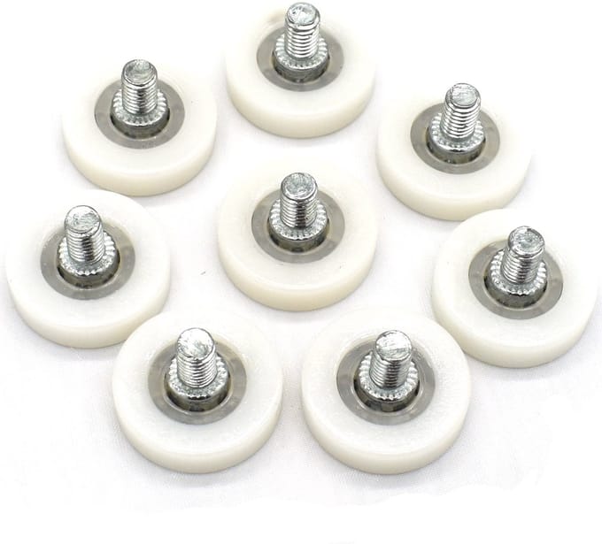 Dailygoods - Premium Douchedeur Rollers Set - Soepel en Duurzaam