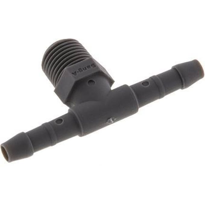 4 mm & R1/8'' PA 6 T-slangpilaar met buitendraad [10 Stuks]