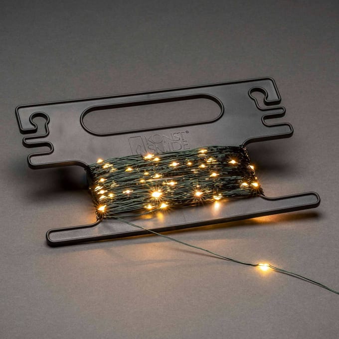 Konstsmide Christmas Lichtketting Tropfen groen + 300-l. + opwikkelaar