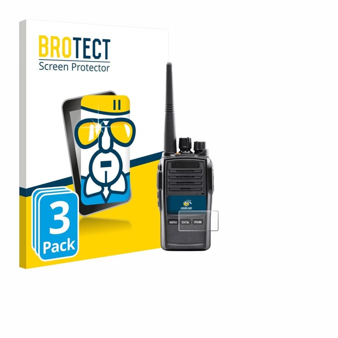 Screenprotector 3 Stuks voor Midland G18 Pro PMR Beschermglas transparant