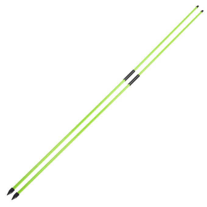 Bâtons d'alignement de golf en fibre de verre, 2 sections, pliables, indicateur de direction, AidGreen