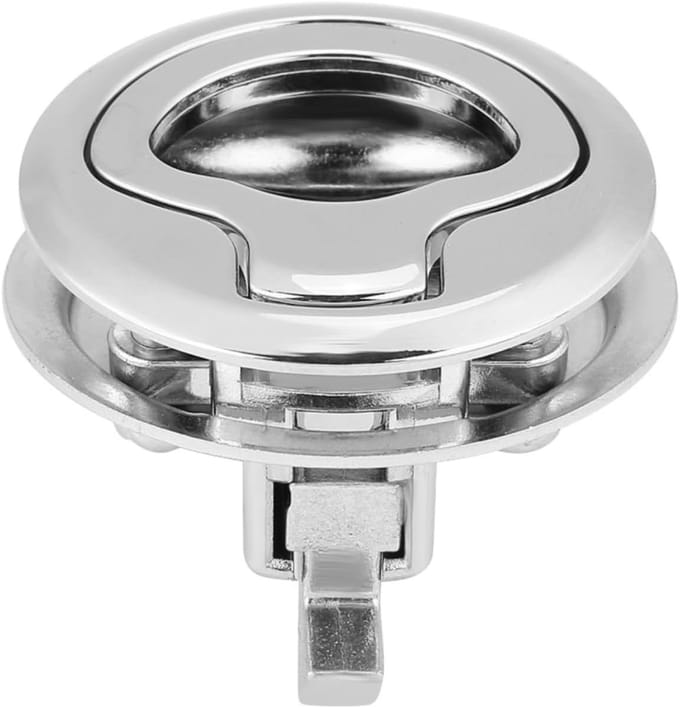 Roestvrijstalen Deurklok met Platte Latch Lock Handgreep voor Boot, Caravan en Meubelaccessoires