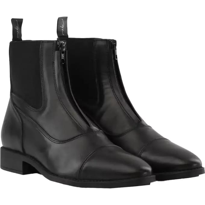 Dy'on - Short Boots front zipper black size 29