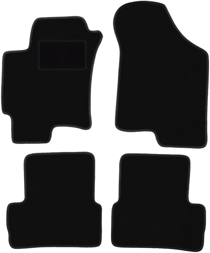 Zwarte veloursmatten voor: Hyundai Coupé II GK coupé (2001-2008)