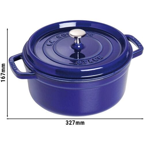 STAUB LA COCOTTE - Kookpot - Ø 260mm - Gietijzer - Donkerblauw