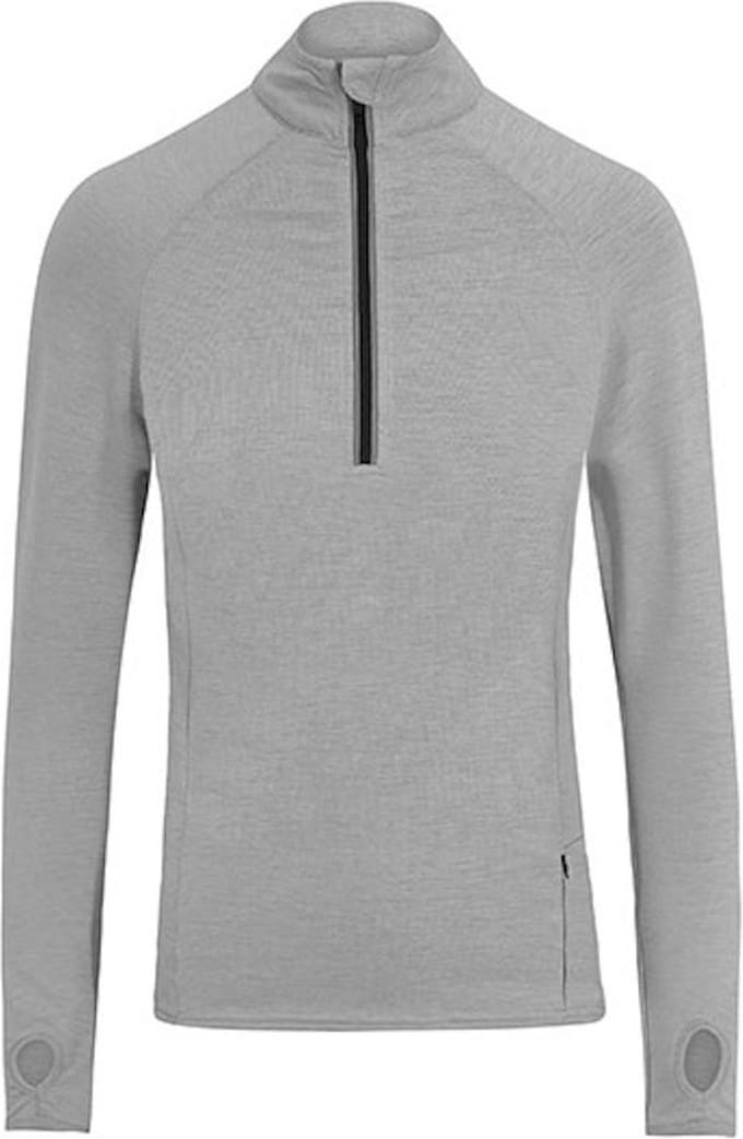 Herensportshirt 'Cool-Flex 1/2 Zip Top' Silver Grey - M