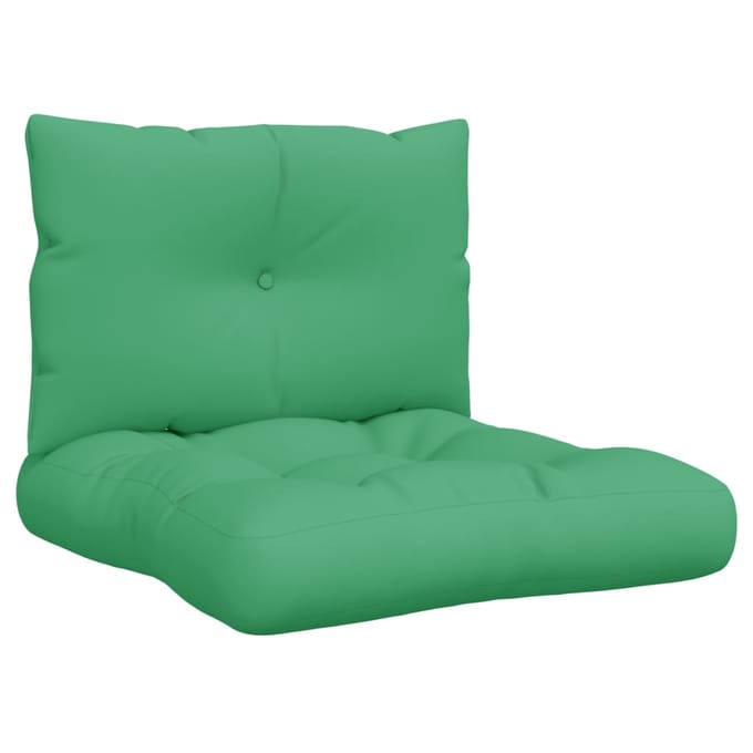 vidaXL - Palletkussens - 2 - st - stof - groen