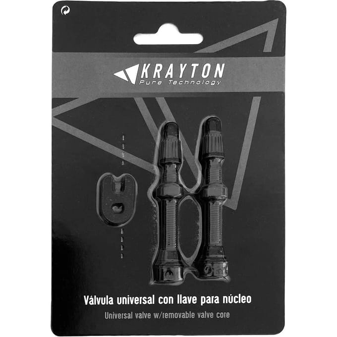 Valve mousse tubeless Krayton FV Presta (x2)