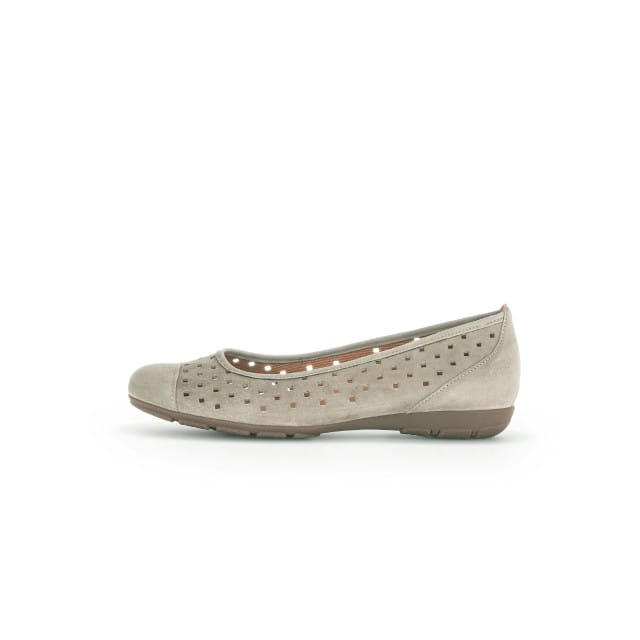 Gabor 24.169.31 - dames ballerina - Grijs - maat 42.5 (EU) 8.5 (UK)
