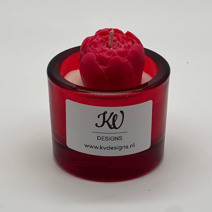 Kaars in glazen pot - 451