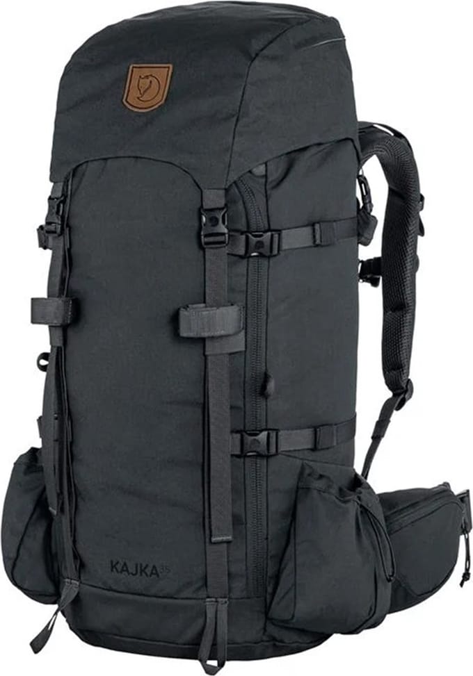 Fjällräven Rugzak Wandelrugzak Singi Kajka 35 Backpack Coal Black Donkergrijs