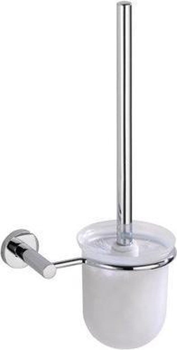 Wenko Powerlock Toiletborstelhouder 38x10.5x16.5cm chroom Chroom