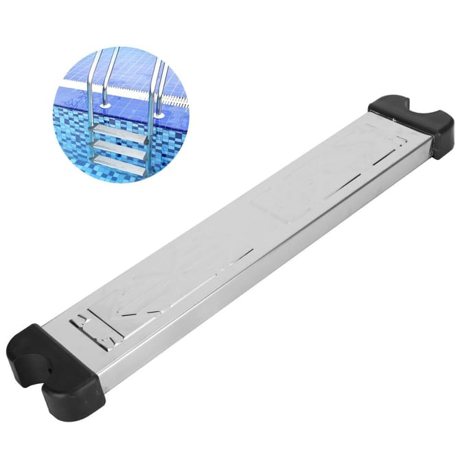 Zwembadladder Stap 304 Roestvrij Staal Pedaal voor Grond Ondergrondse Ladders gray