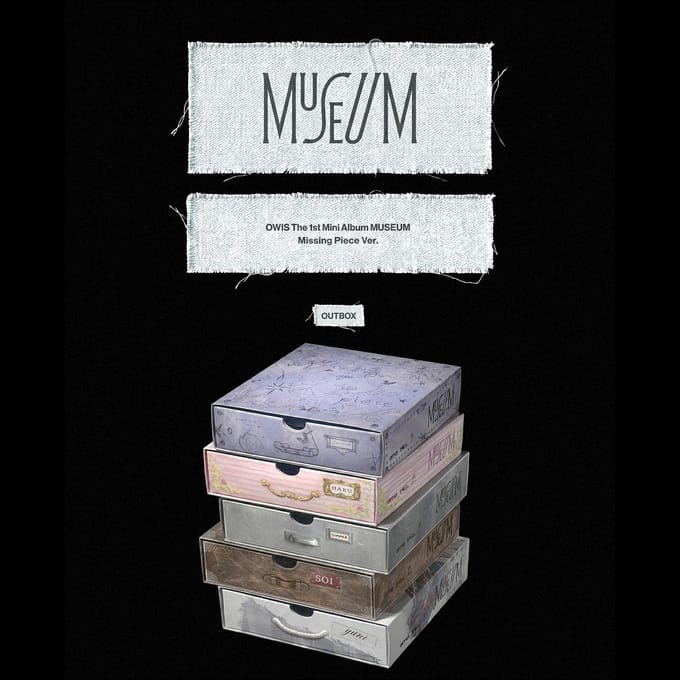 OWIS [MUSEUM] Het eerste mini-album (Ontbrekend stuk versie.) + Gratis geschenk Random ver. 1EA gray