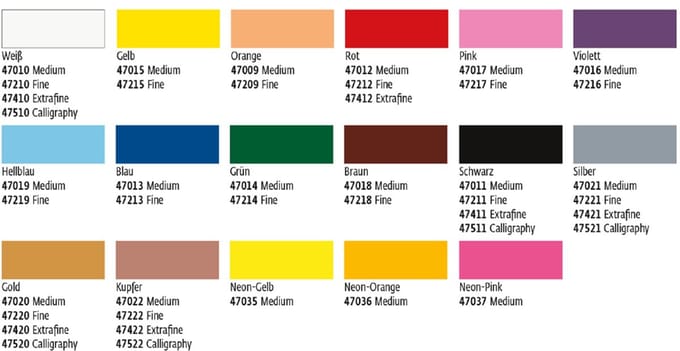 KREUL Gloss Paint Marker medium, wit
