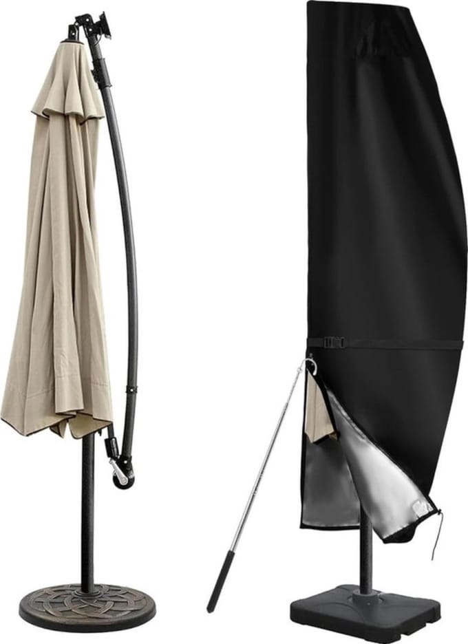 Beschermhoes voor parasol, 3 m, 420d outdoor