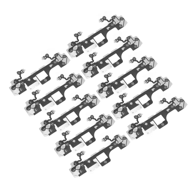 Lot de 10 câbles flexibles conducteurs pour clavier analogique LR, pièces de réparation pour joysticks analogiques white