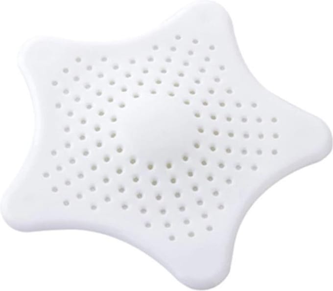 Silicone afvoerstop - Afvoerplug  - Anti haar afvoer stop - Wit