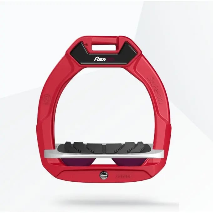 Veiligheidsequestiers met hellende grip Rood/Grijs/Paars kind Flex-On Safe-On