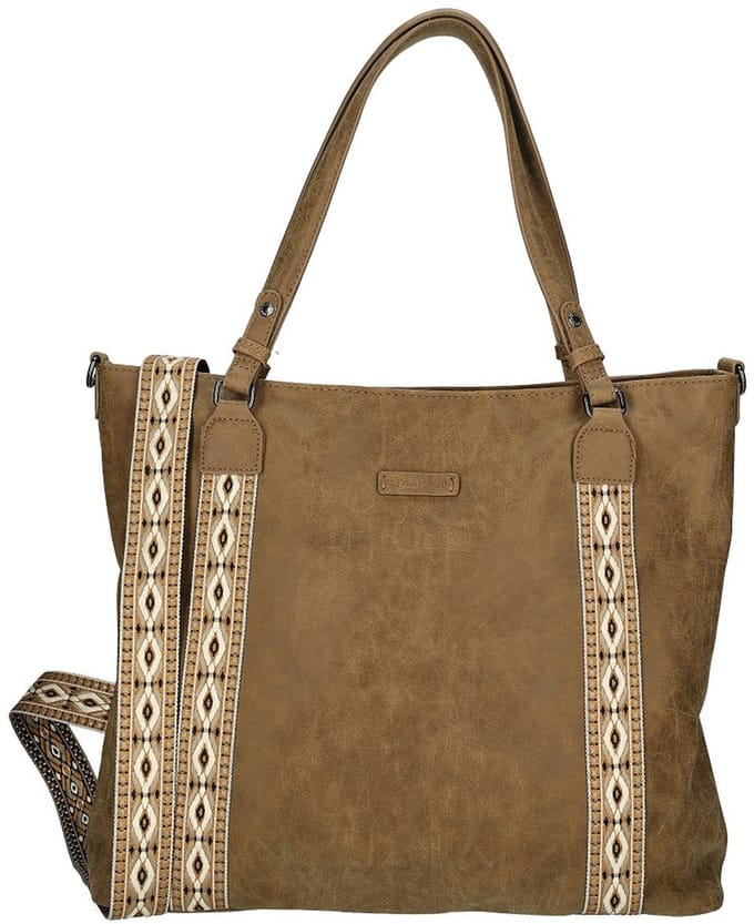 Enrico Benetti Indy Schoudertas - Camel