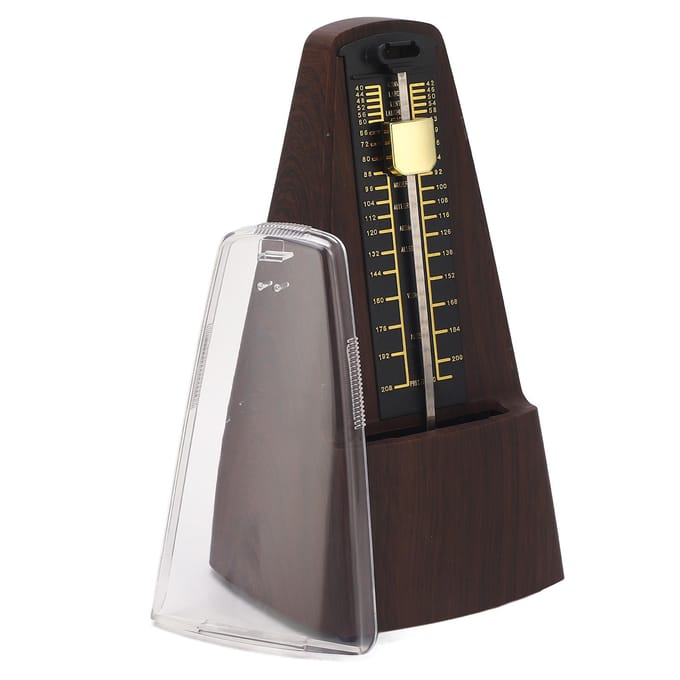 Mechanische Metronoom 40 tot 208 BPM Precies Ritme Universele Metronoom voor Piano Viool Gitaar Bas gray