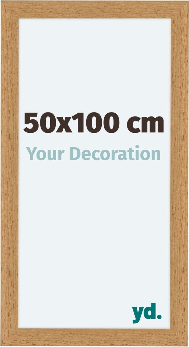 Your Decoration - Fotolijst 50x100 cm - MDF - Beuken - Como