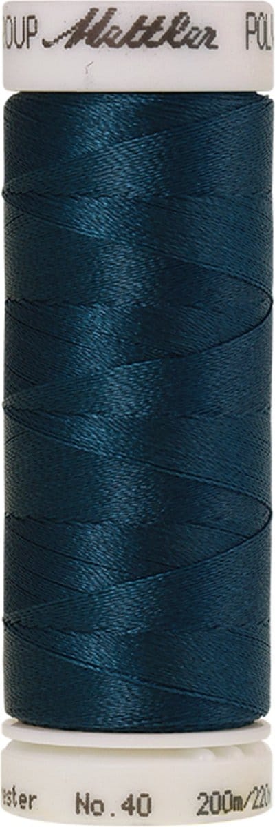 Mettler borduurgaren - Blauw - Nr 4033 - Polysheen - 200 meter