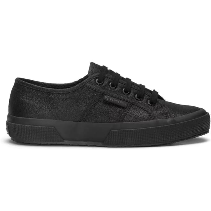 Superga - Dames Sneakers 2750 Lamew Total Black - Zwart - Maat 36