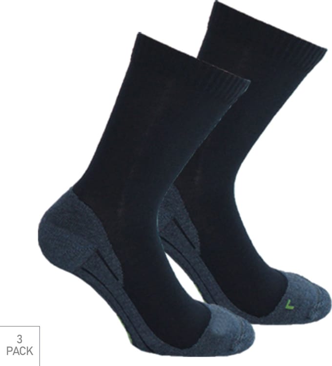 Boru Bamboo - 3-Pack - Wandelsokken XP - Bamboe - Antibacterieel - Heren / Dames - marine - 43-45 - 2342