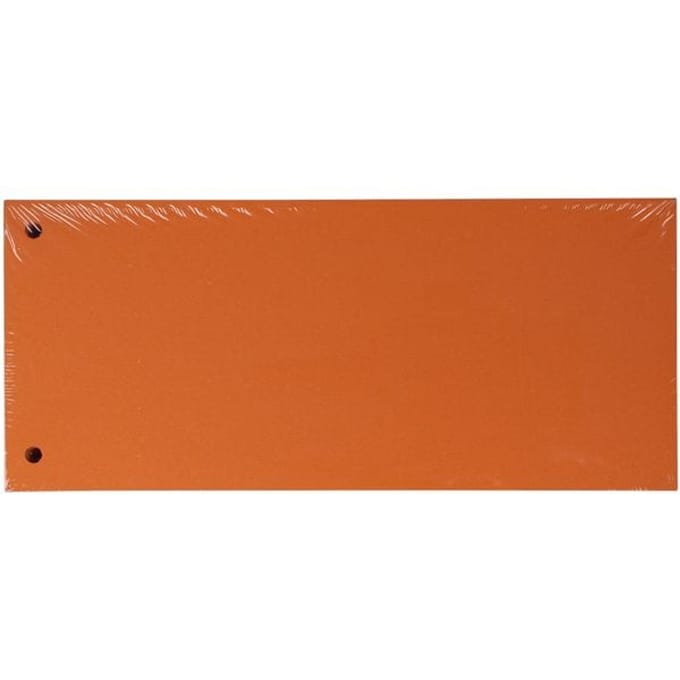 Pergamy verdeelstroken, pak van 100 stuks, oranje 30 stuks